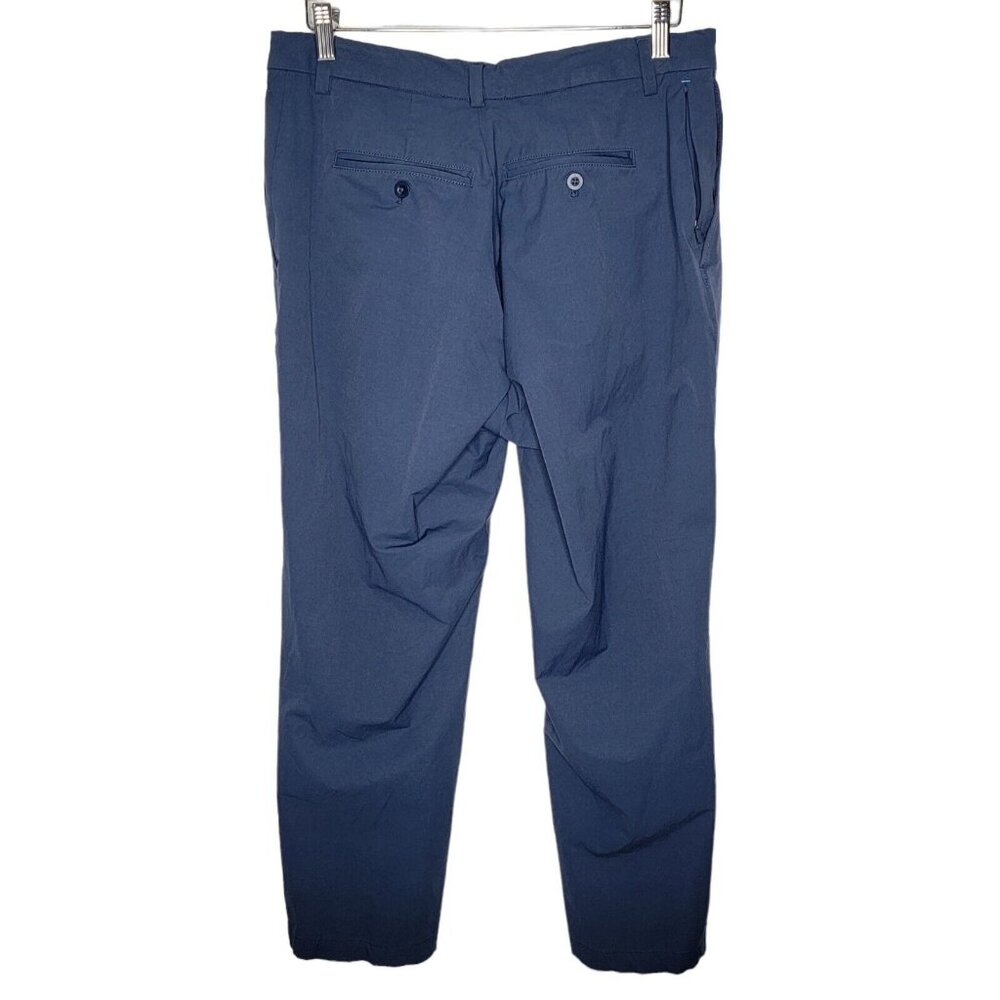 Vineyard Vines On The Go OTG Size 36 x 27 Navy Blue Men's‎ Straight Leg Pants - Picture 2 of 5